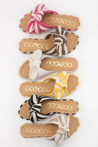Ccocci - Women's Knotted Bow Sandals