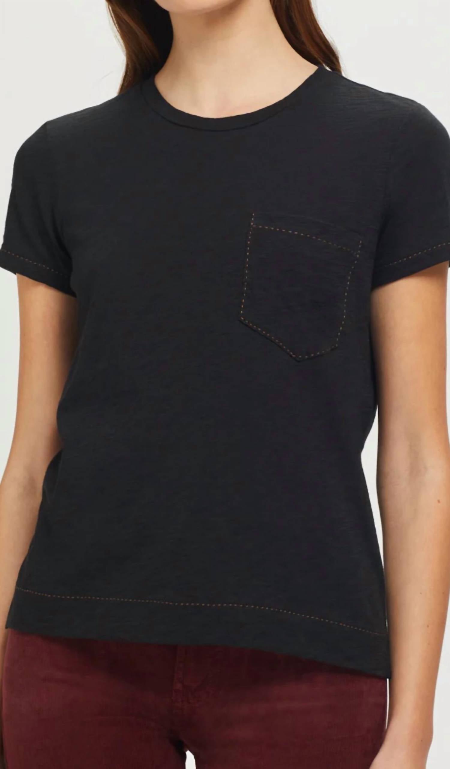 Goldie - Running Stitch Pocket Tee