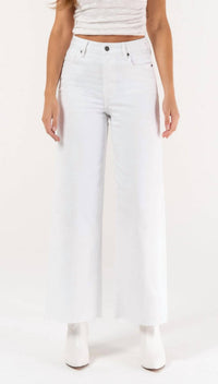 Hidden - Nori Clean Cropped Wide Leg Jeans