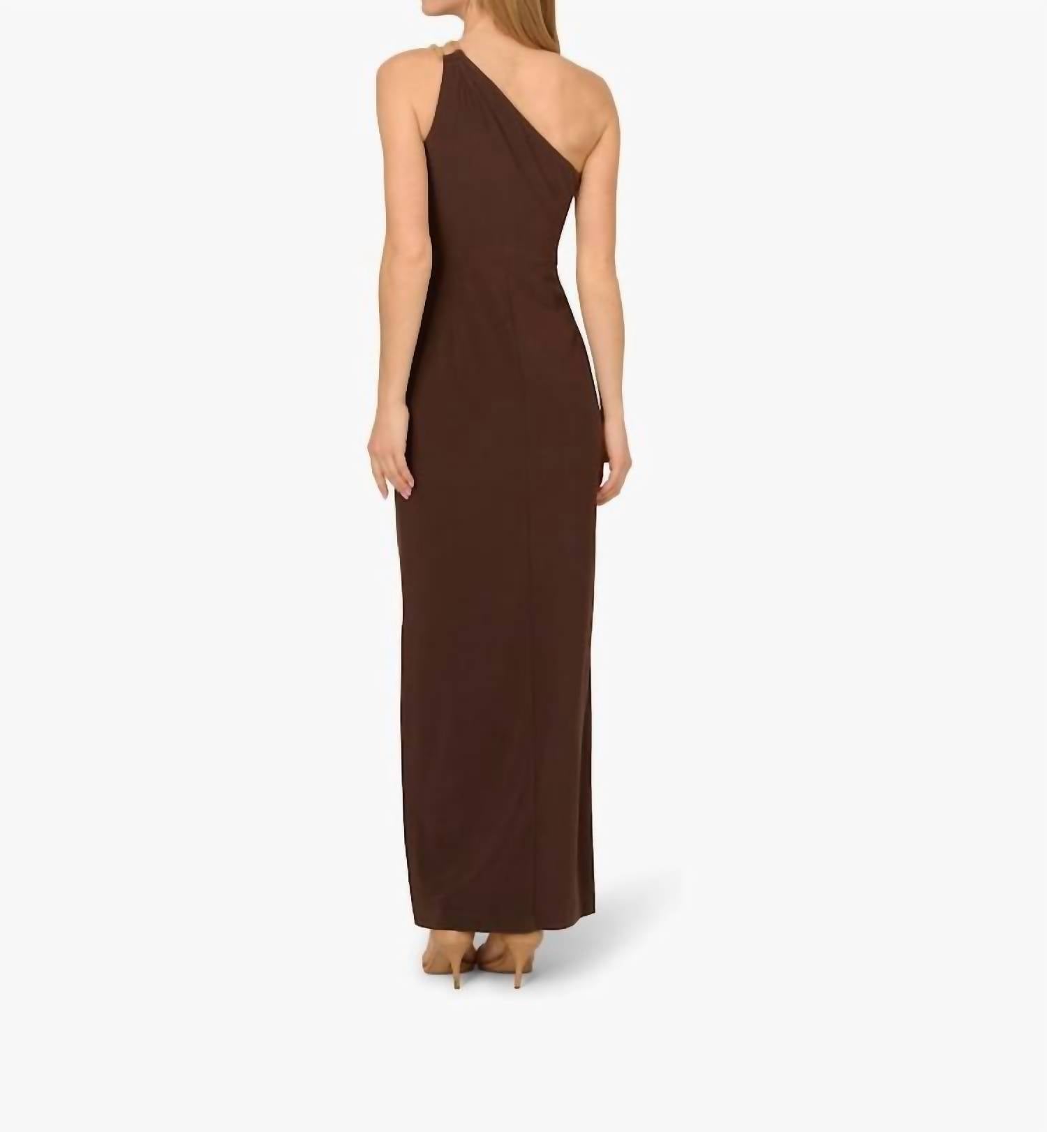 Adrianna Papell - JERSEY COLUMN GOWN