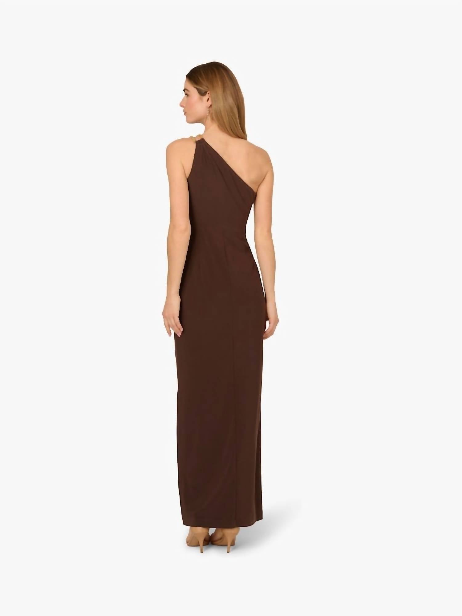 Adrianna Papell - JERSEY COLUMN GOWN