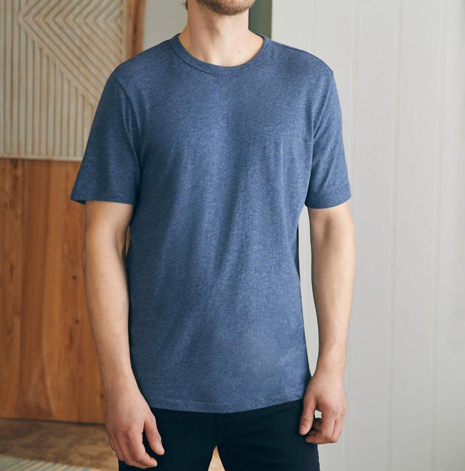 Faherty - Short Sleeve Vintage Chambray Tee
