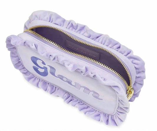 Stoney Clover Lane - Women's Glam Velvet Ruffle Small Pouch - Pre-sewn