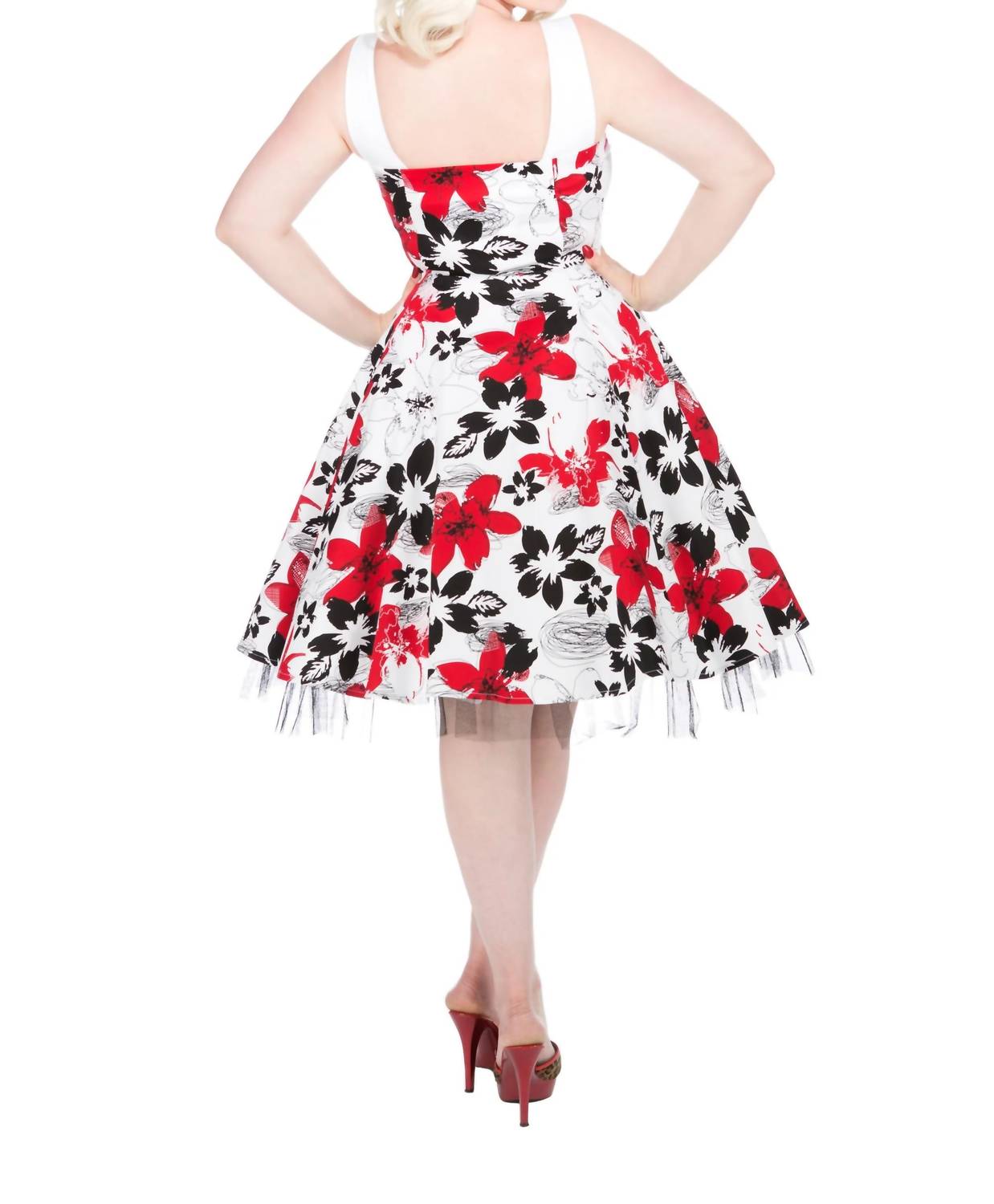 Orchid Bloom - Floral Swing Dress