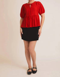 Gilli - Ava Front Tie Baby Doll Top