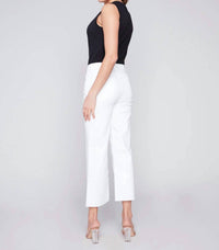 Charlie B - Regular Rise Flare Leg Raw Edge Jean
