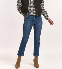 DEAR JOHN DENIM Rosalia Zipper Sleeveless Vest in black - women's jacket - view 4
