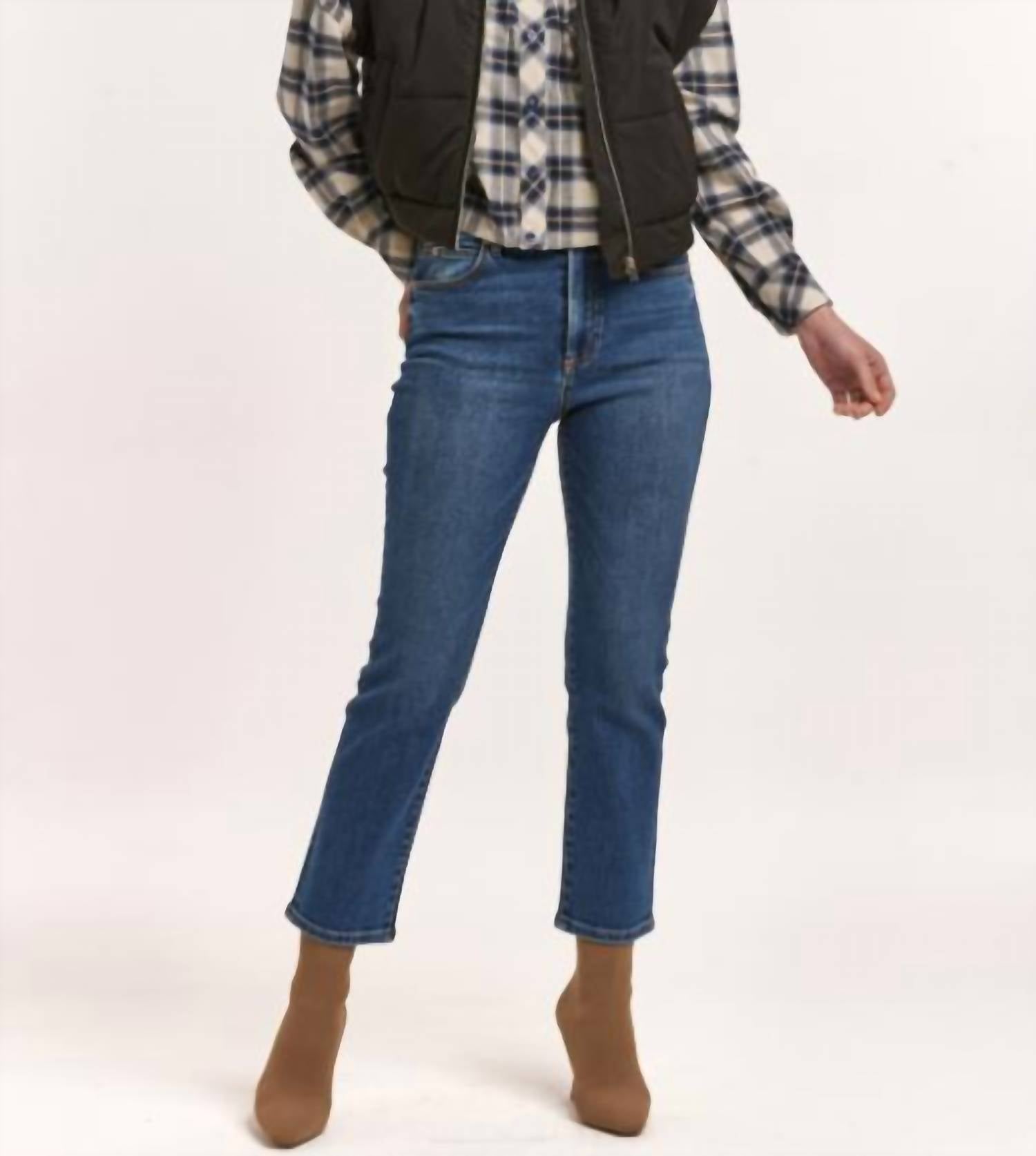 DEAR JOHN DENIM Rosalia Zipper Sleeveless Vest in black - women's jacket - view 4
