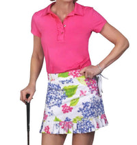 Ana Clare - Lizzie Short Sleeve Ruffle Polo