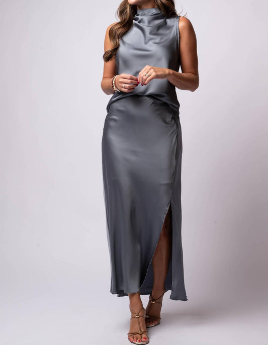 Bishop + Young - BIAS CUT SLIP SKIRT