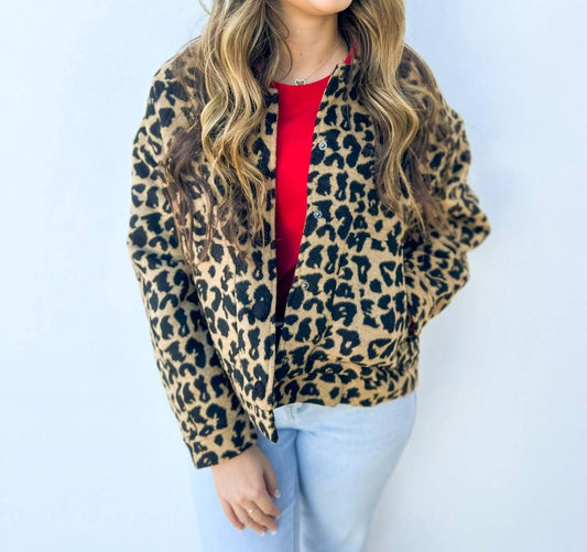 Miou Muse - Run This Town Leopard Jacket