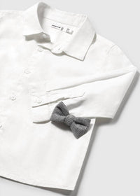 Mayoral - Boy's Long Sleeve Dressy Bowtie Shirt