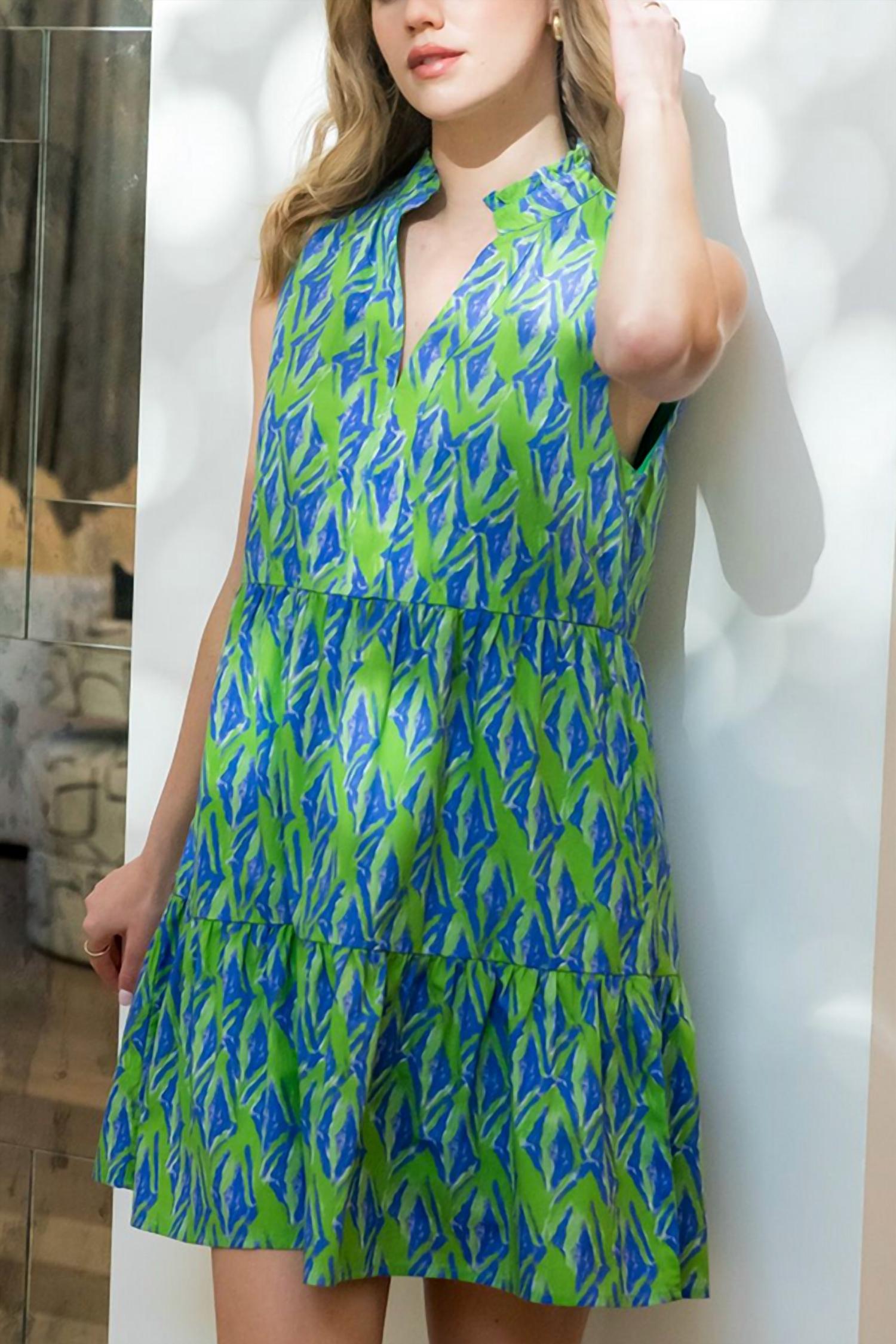 Thml - Sleeveless Print Pocket Dress