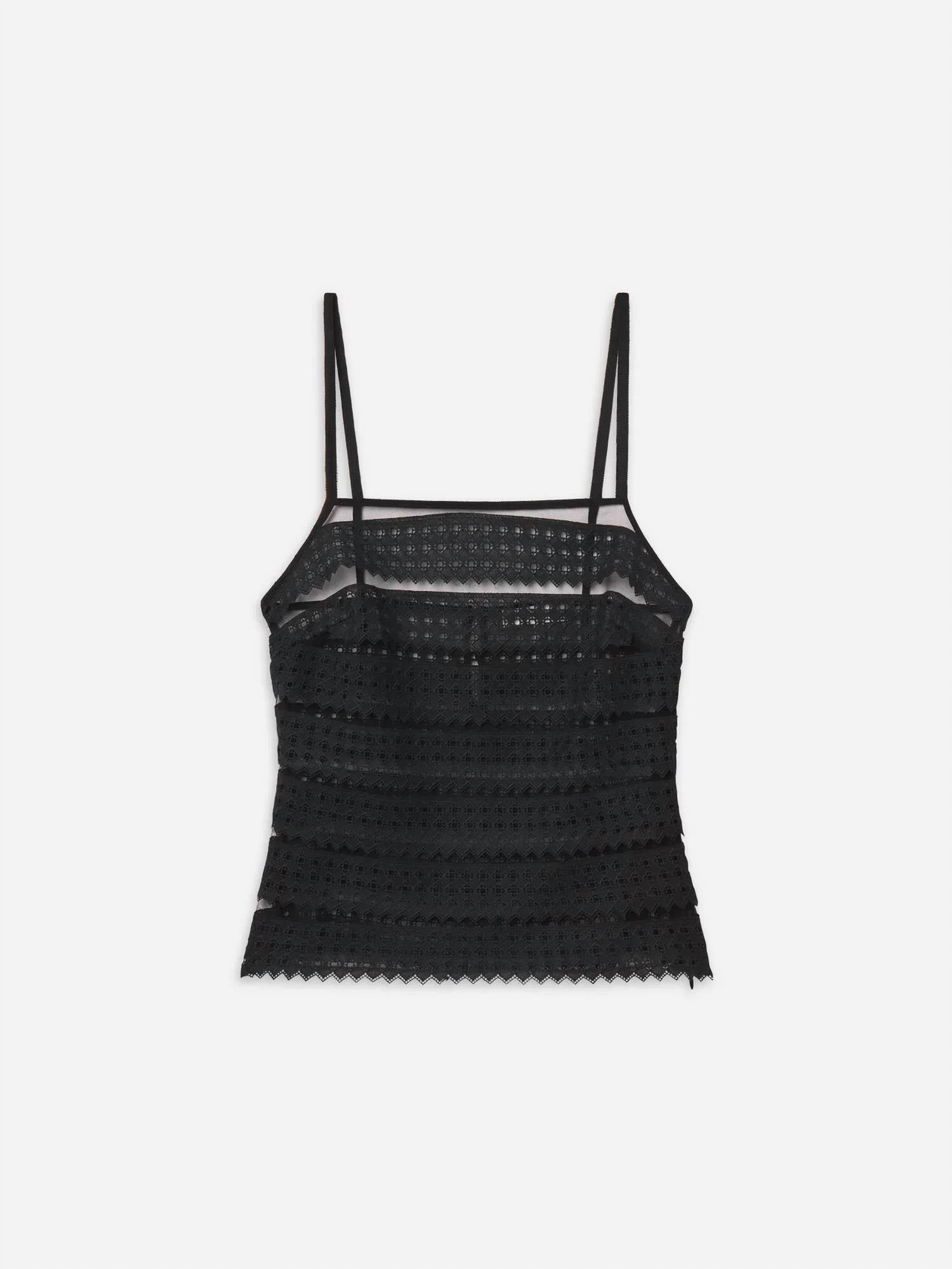 Frame - The Lattice Crochet Camisoles