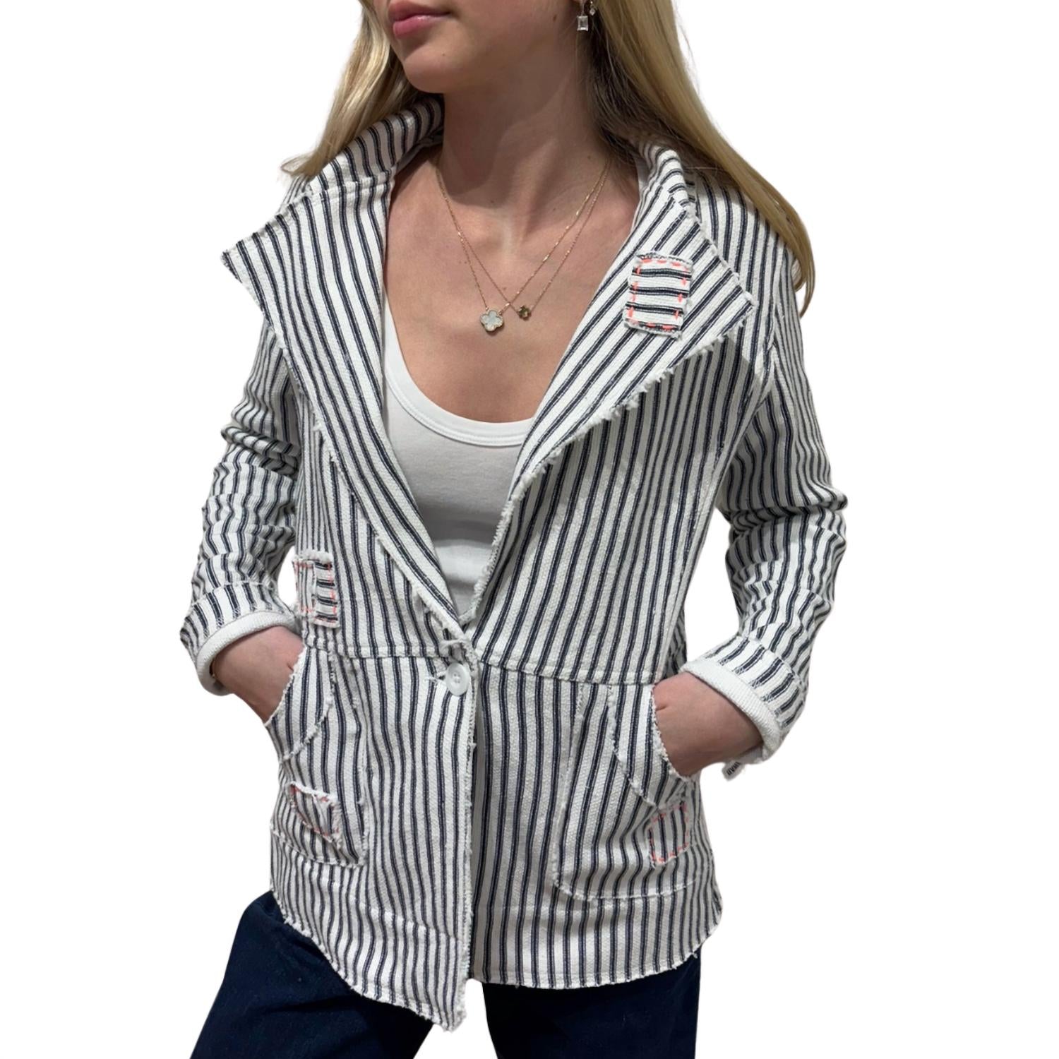 Annacoco Hawaii - Stripe Blazer