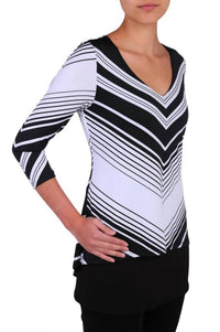 Peter Nygard - Double Layer Tunic Top