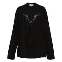 Stella Mccartney - Lingerie Lace Insert Long Sleeve Top