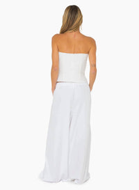 JBQ Harper Pants in white - women's pants - alternate view