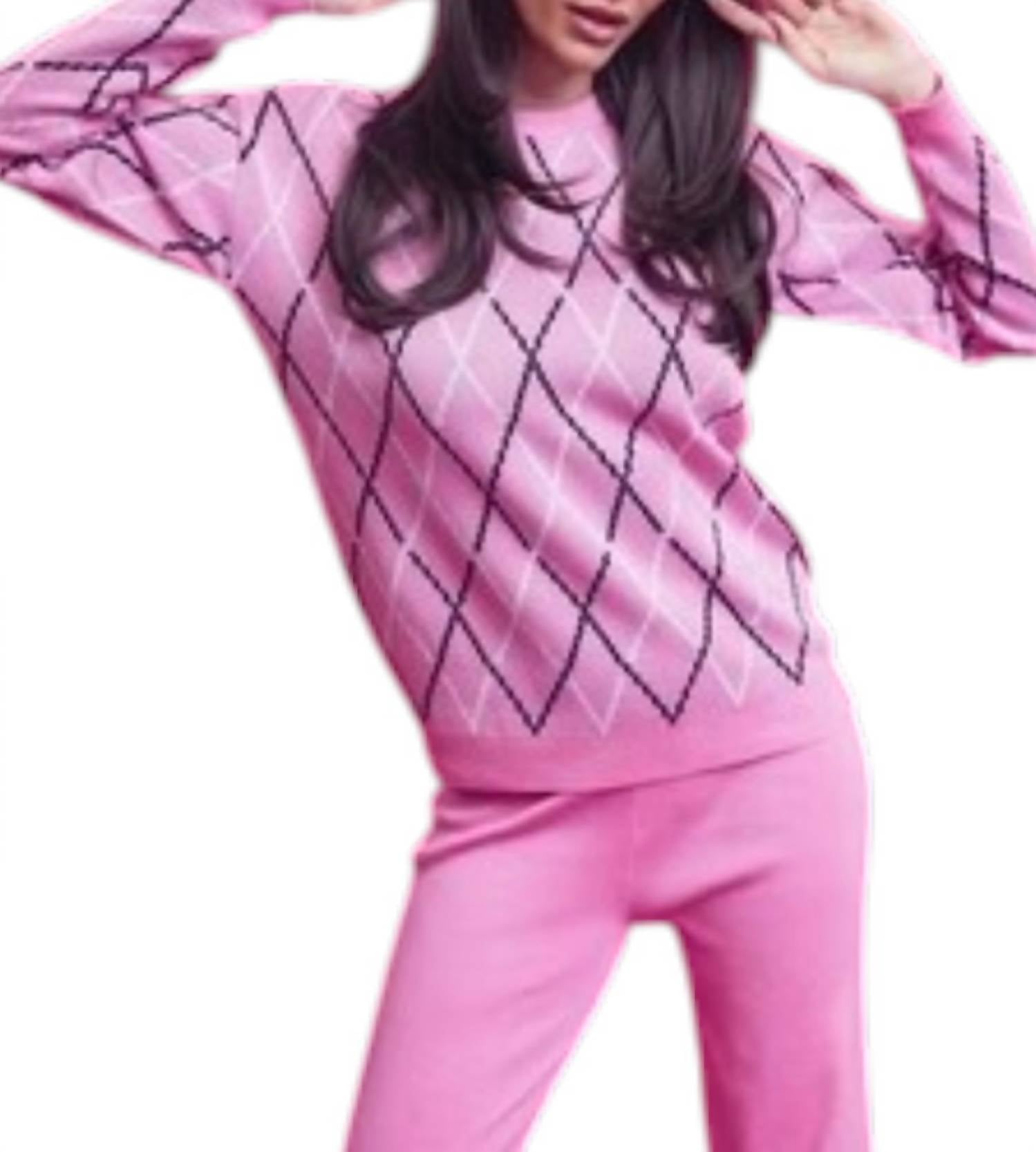Rivir - Lia Checkered Knit Set