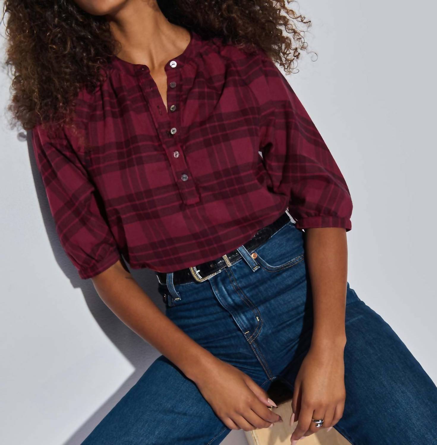 Nation Ltd - May Flannel Top