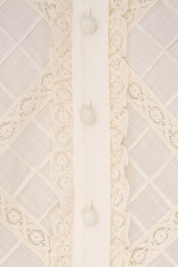 Zimmermann - Tallow Lace Trim Shirt