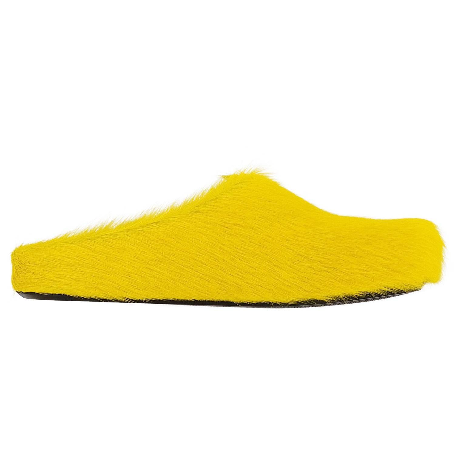 Marni - Marni Fussbett Sabot Calf Hair Clog