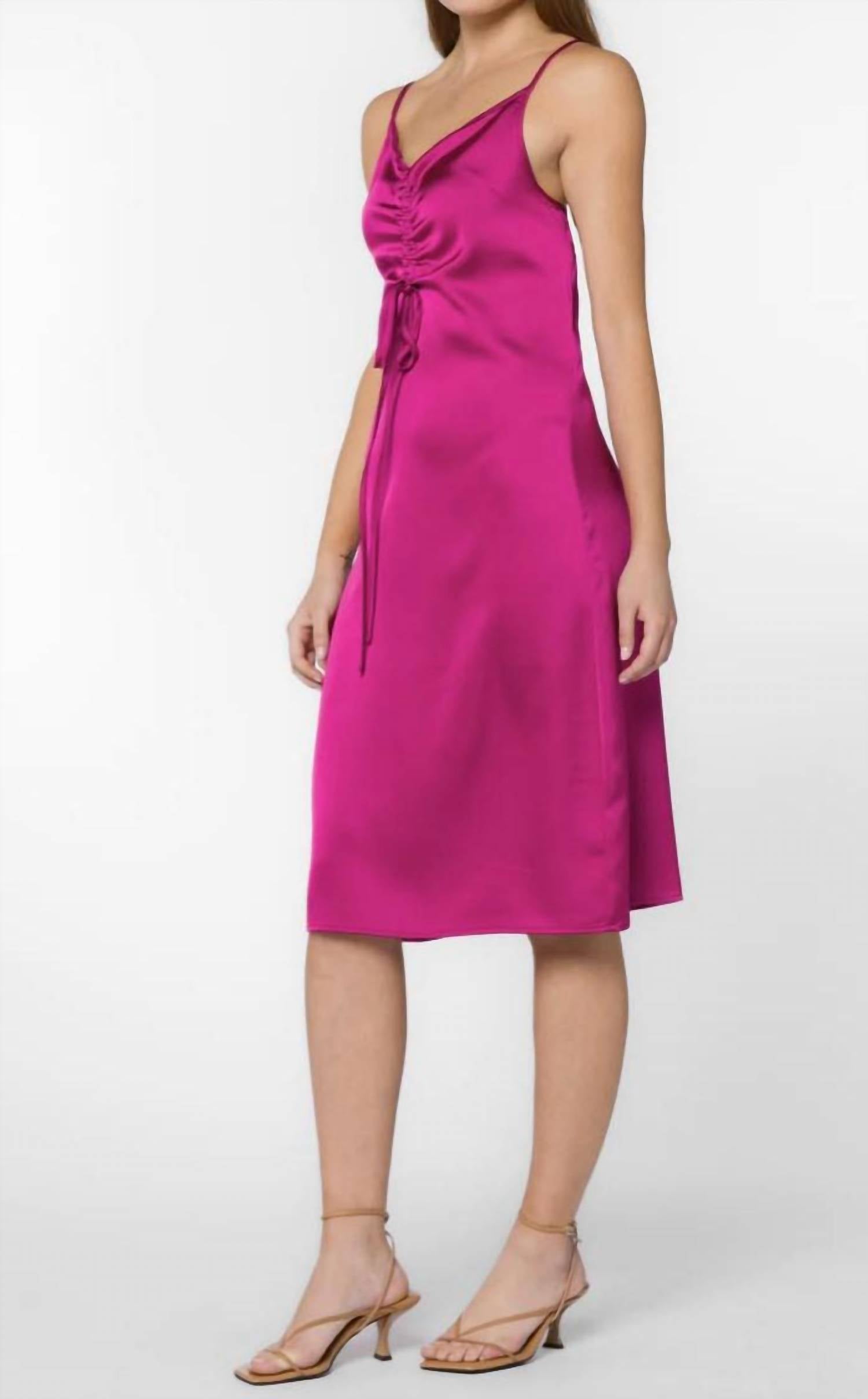 Velvet Heart - Livvy Satin Slip Dress
