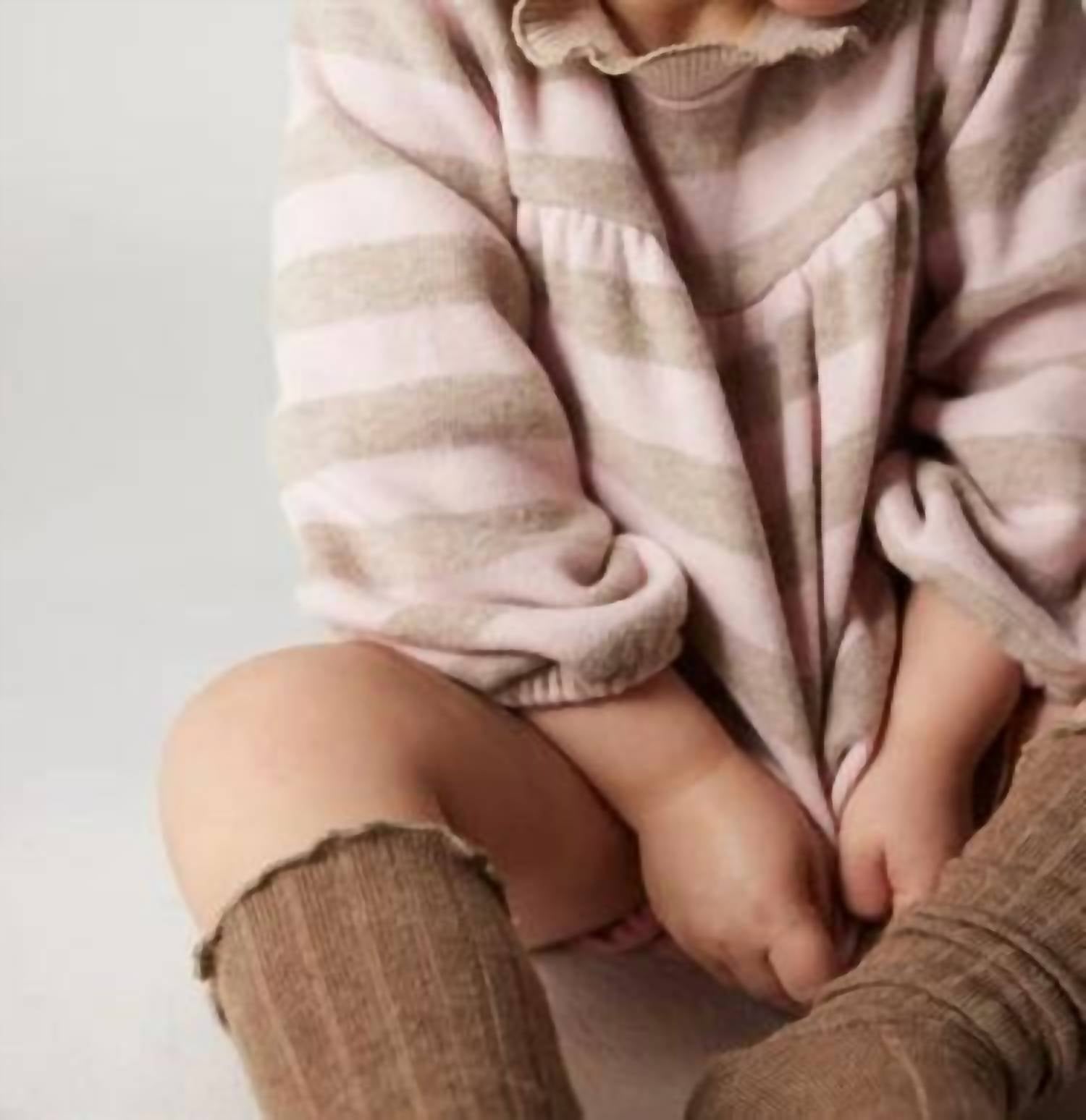Cozmo - Girl's Wide Stripes Baby Dress