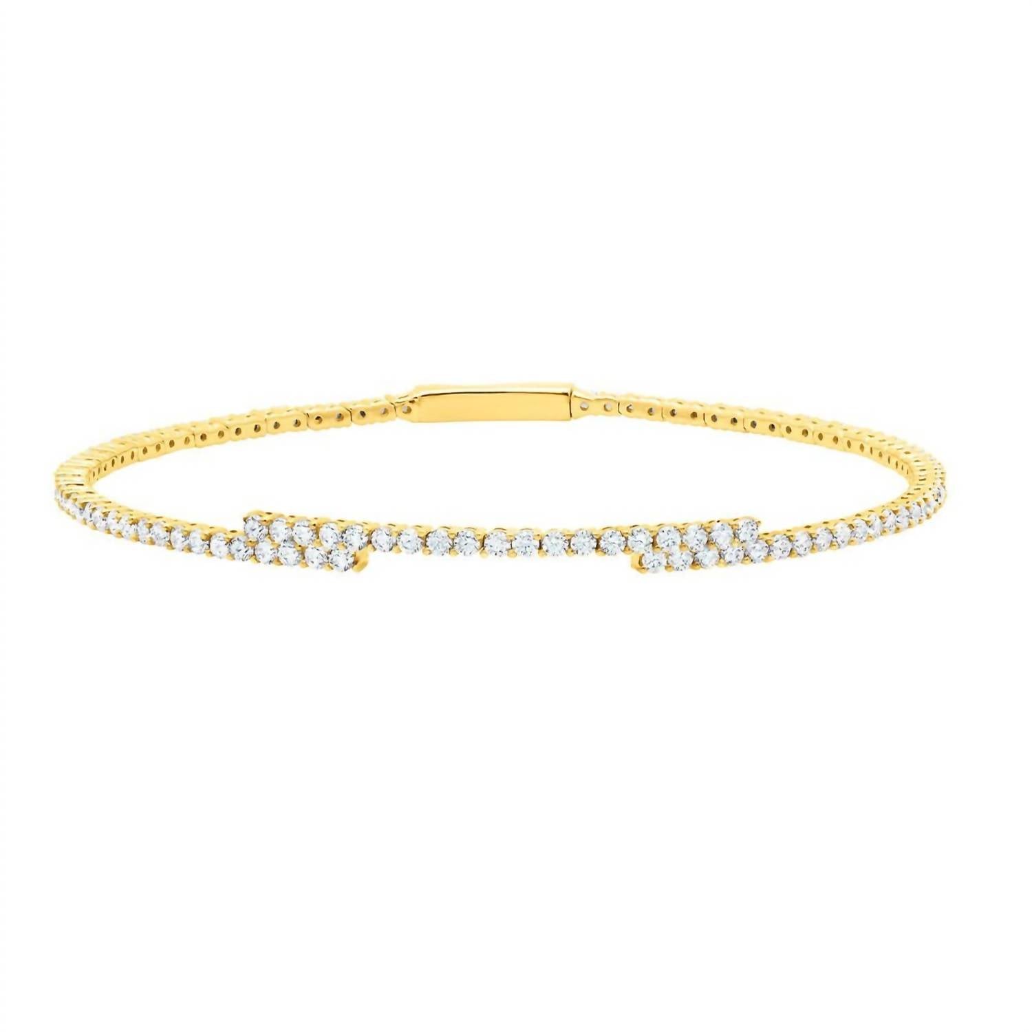 Crislu - Bangle With Clear Stones