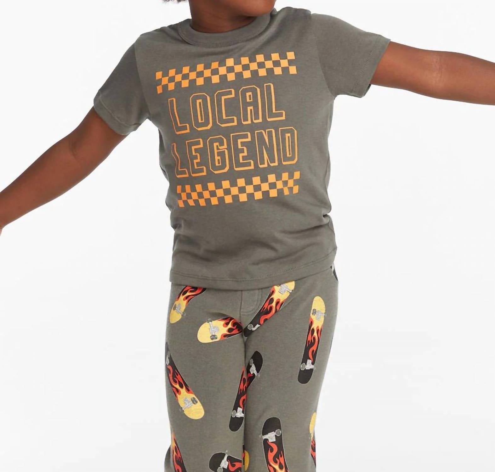 Chaser - Boys' Legend Checkerboard Tee