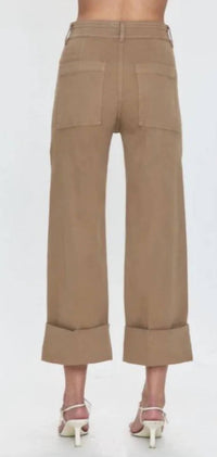 Pistola - Maya Cuffed Hem Wide Leg Pants