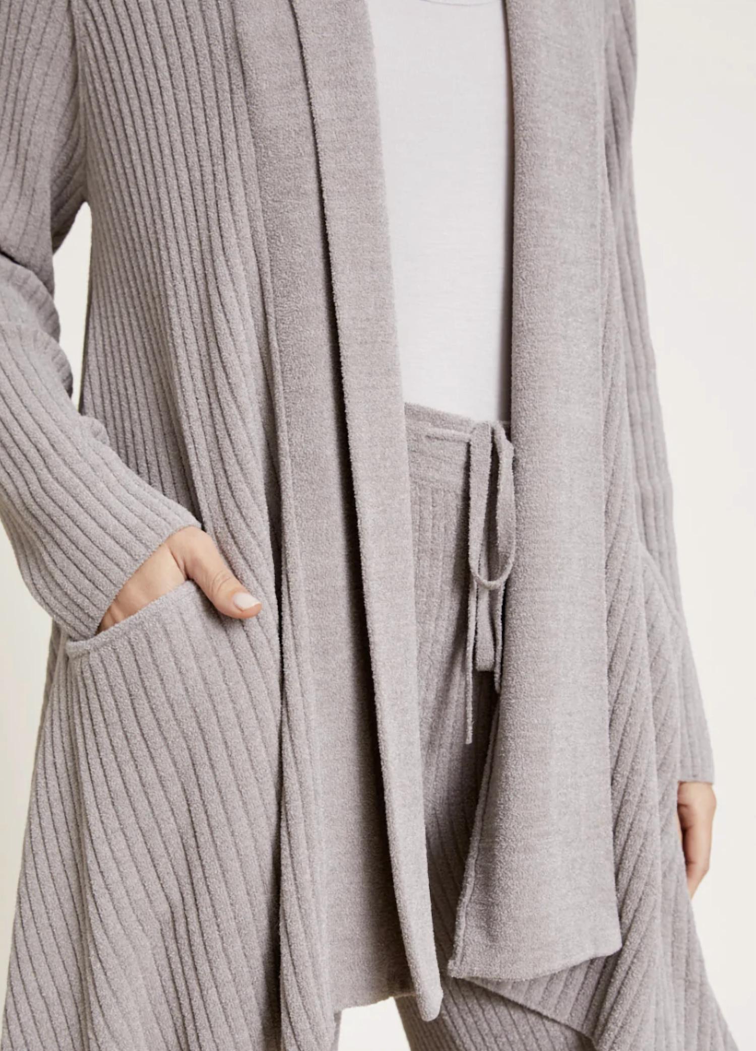 Barefoot Dreams - Draped Shawl Collar Cardi