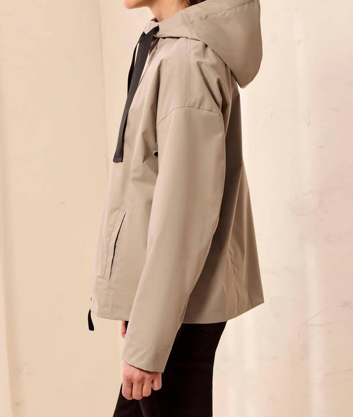 Tribal - Hooded Zip Front Rain Jacket