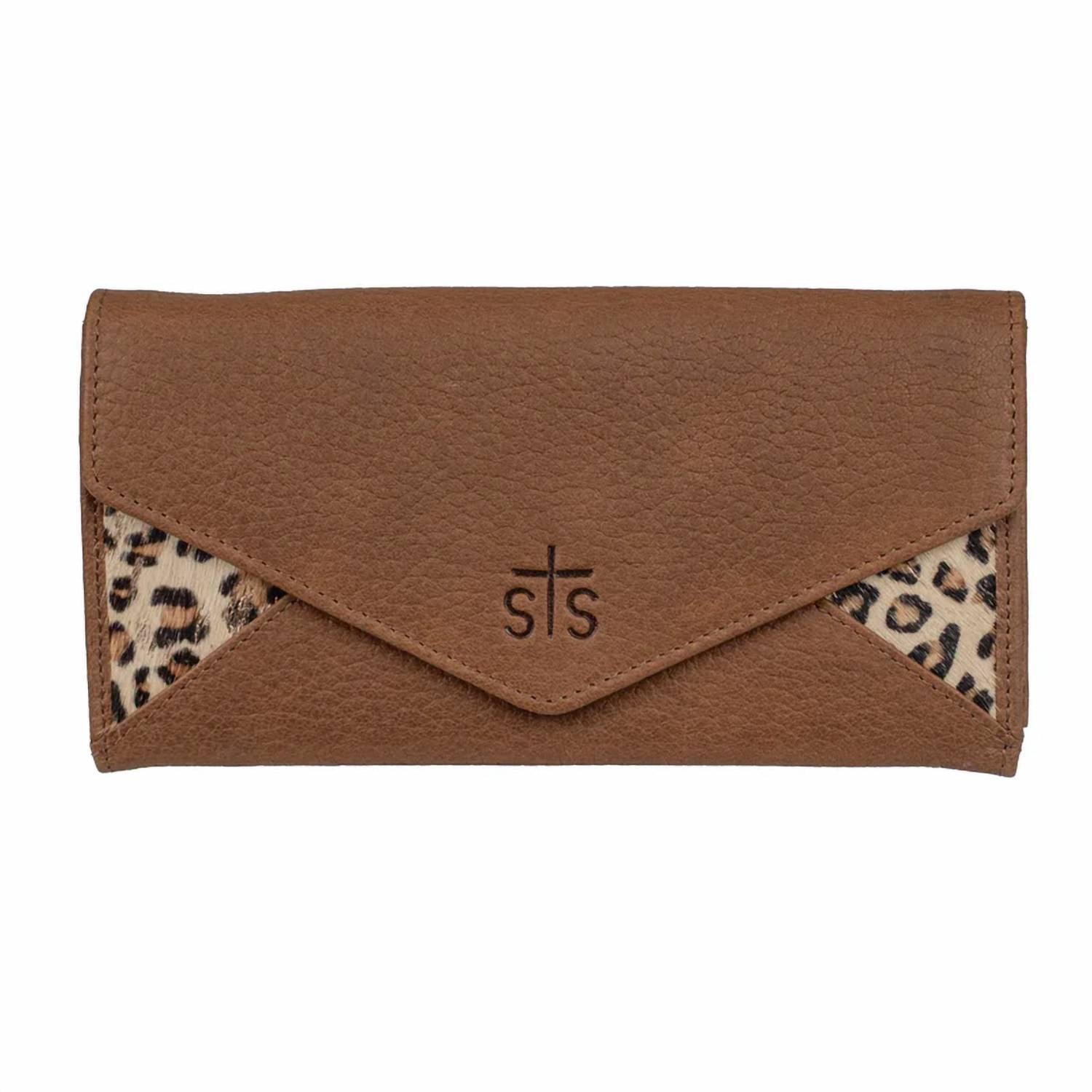 STS Ranchwear GREAT PLAINS WALLET in cheetah leather - women's bag