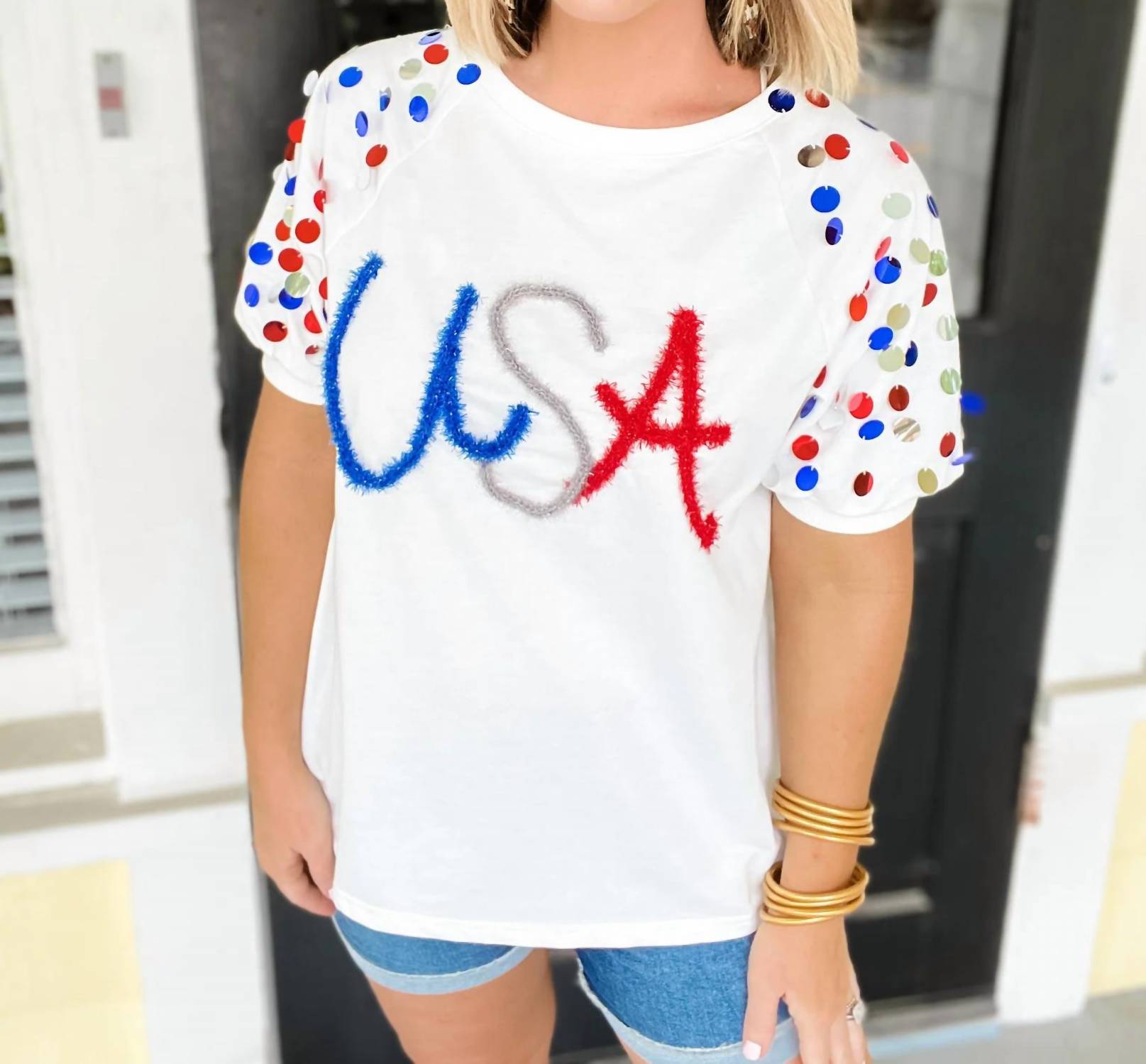 Bibi - All-american Sparkle Top