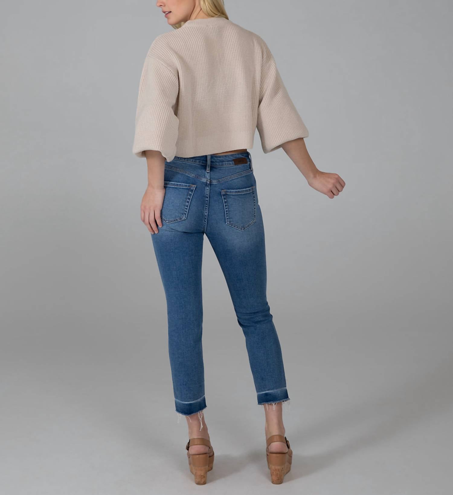 Carter Girlfriend Distressed Capri