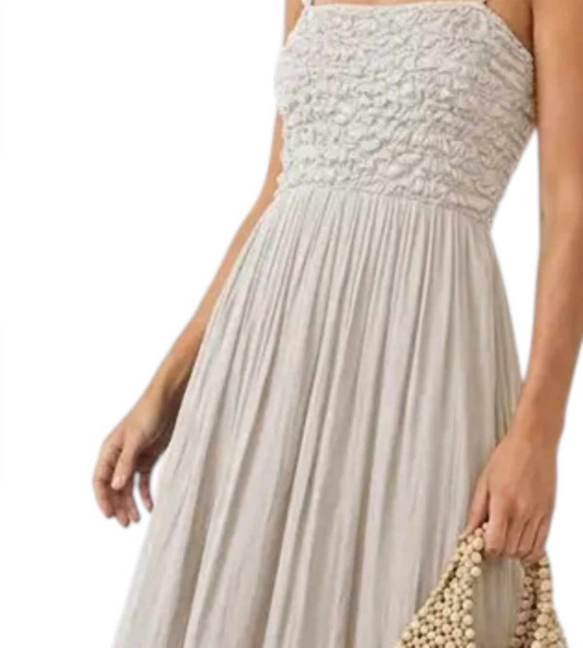 Naked Zebra - Smocked Maxi Dress