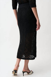 Joseph Ribkoff - Open Stitch Pencil Skirt