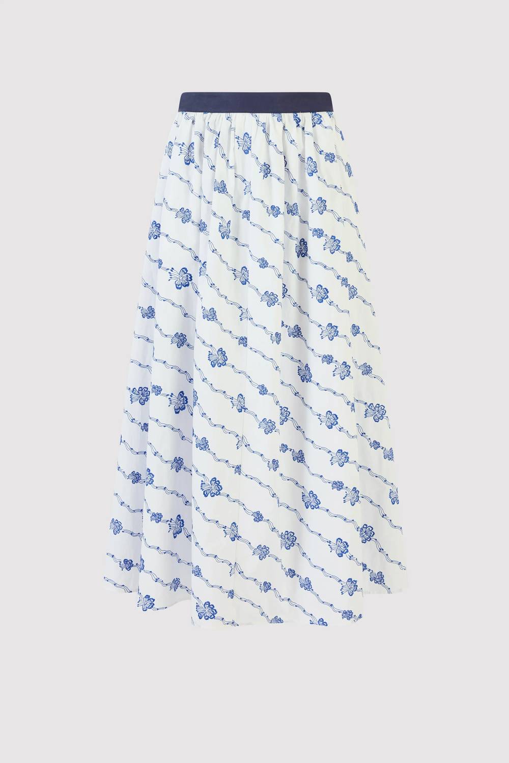 Rosie Assoulin - Easy Does It Winding Vines Embroidery Skirt