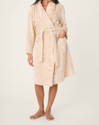 Pj Salvage - Luxe Plush Leopard Print Robe