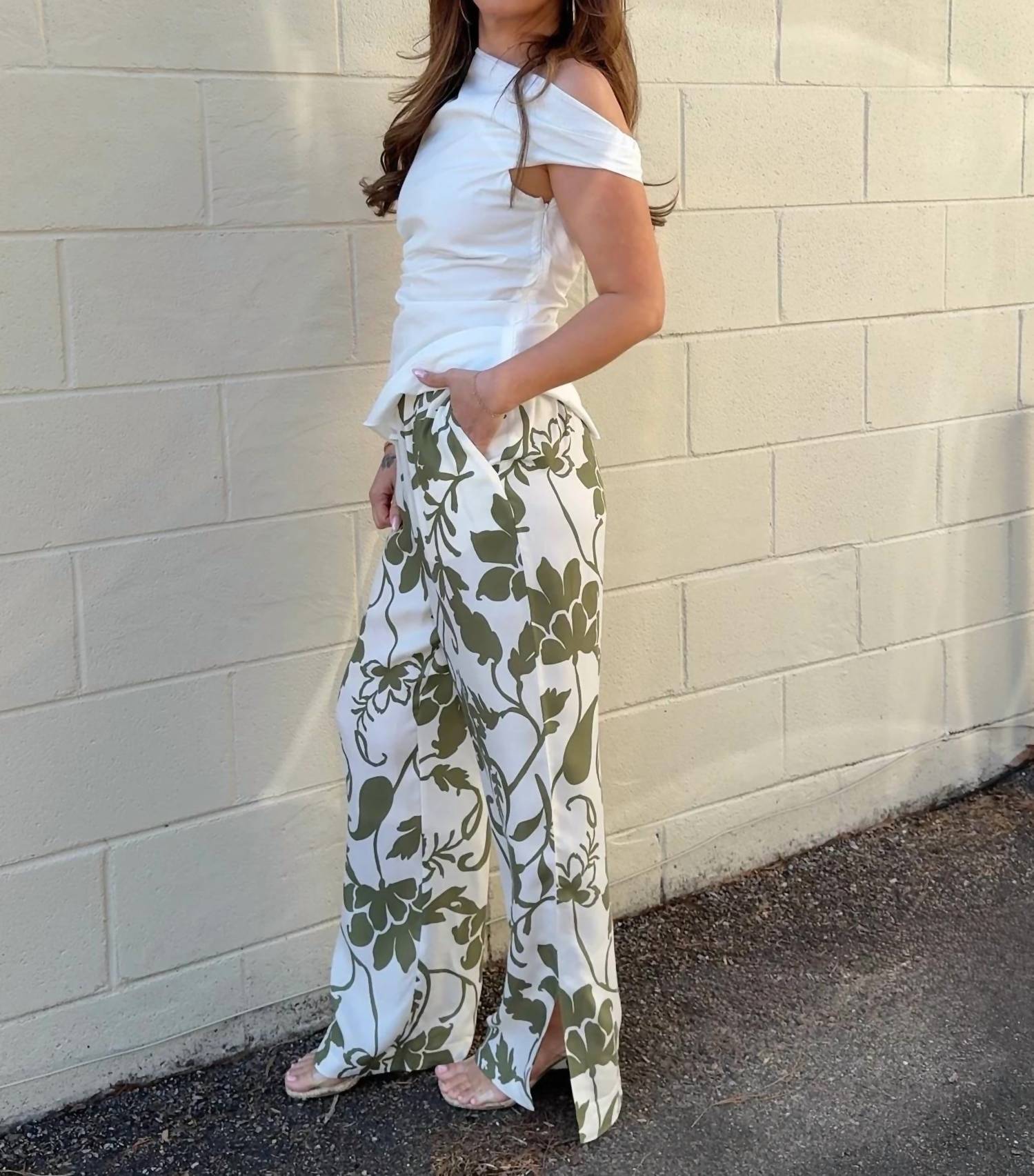 Nude Lucy - Cupro Wide Leg Pants