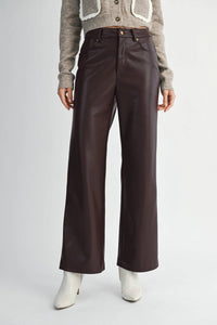 Mable - Ava Faux Leather Pant