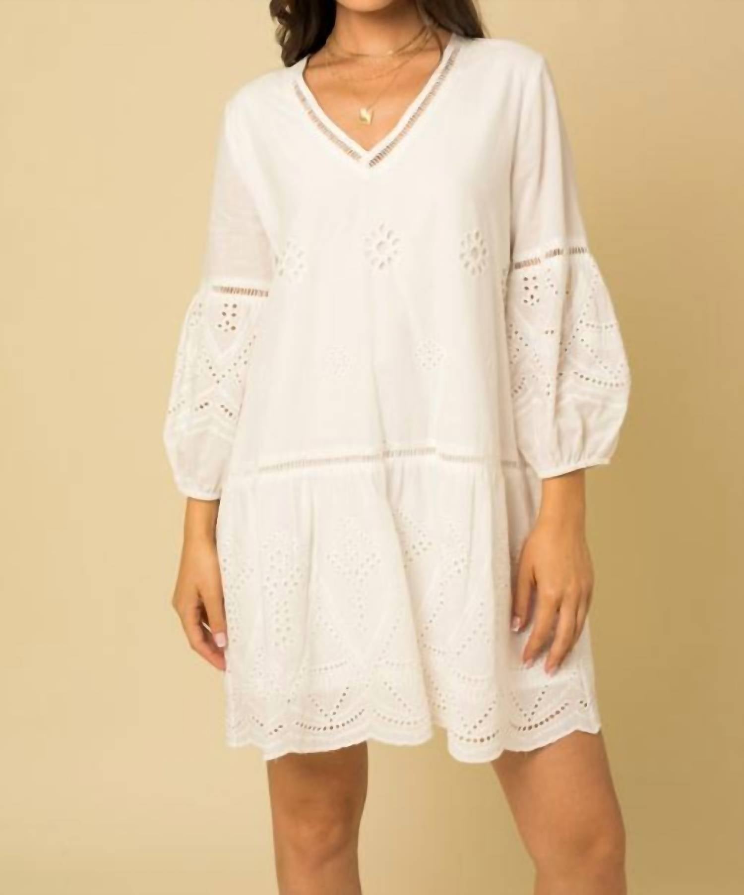 Gilli - Eyelet Dress