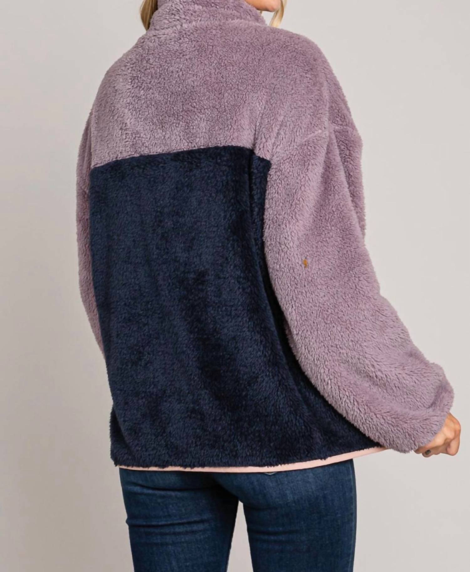 Cotton Bleu - Stretch Fleece Zip-up Jacket