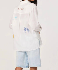 Astr - Trace Classic Button-down Blouse