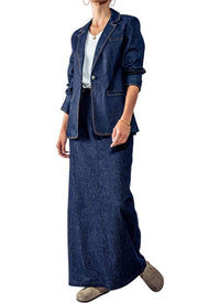 Trend:Notes - Stitch Denim Blazer
