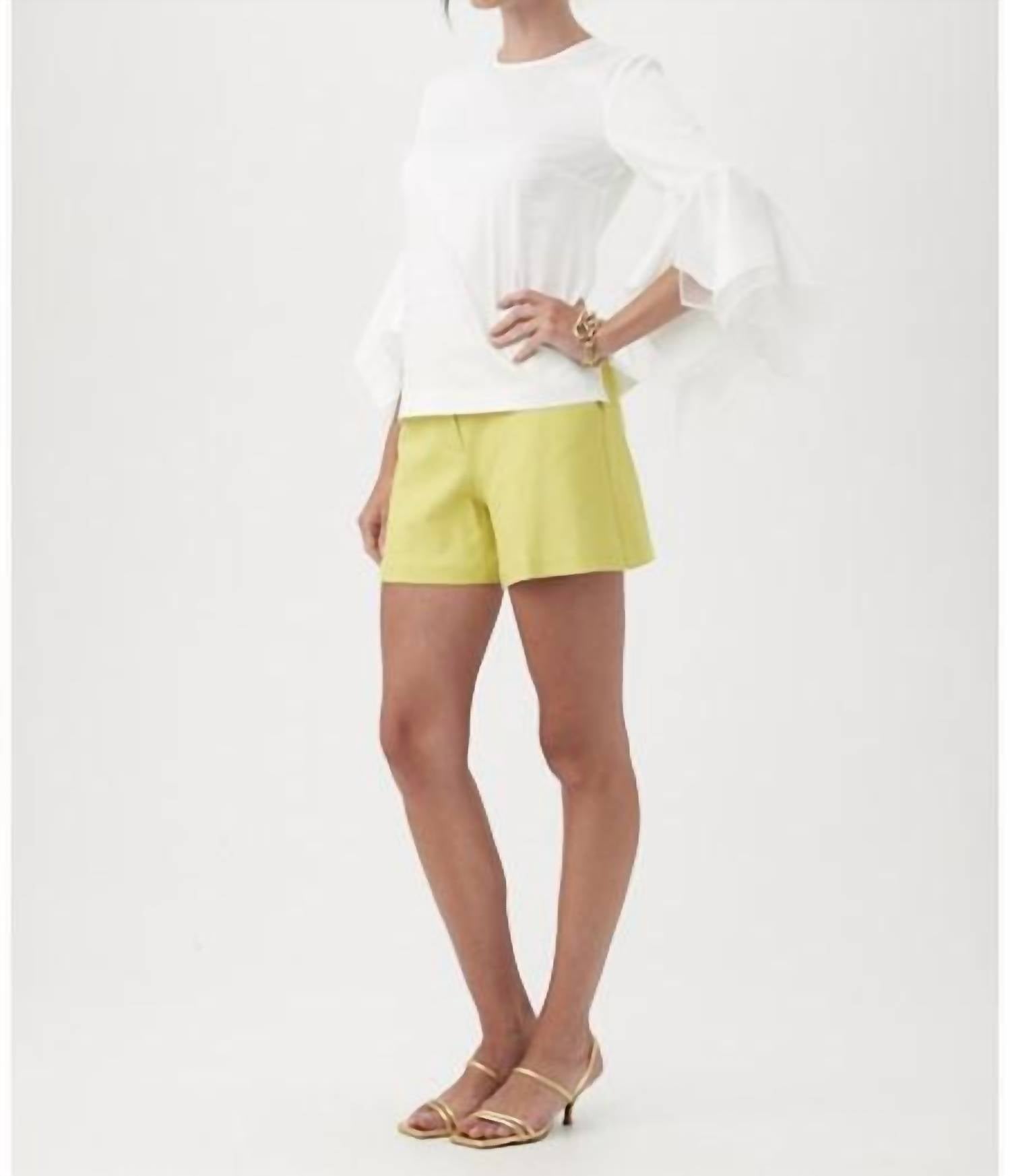 Trina Turk Fontaine Bleau Top in white - women's t-shirt