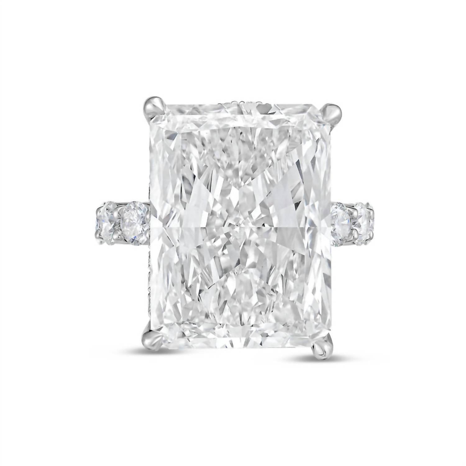 Diana M Jewels - Women's Radiant & Round Lab-Grown Diamond Fashion Ring (10.00 Ct) - Bold