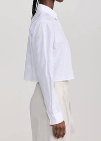 Good American - STRIPE UNIFORM SHIRT