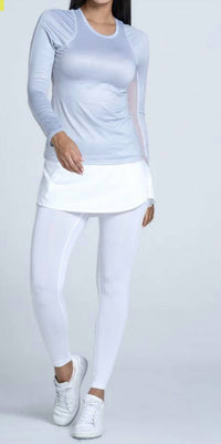 Lucky in Love Breeze Long Sleeve Top in love heather breeze long sleeve in heather gray - women's long sleeve top